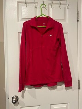 adidas Women's Hot Pink Athletic Pullover